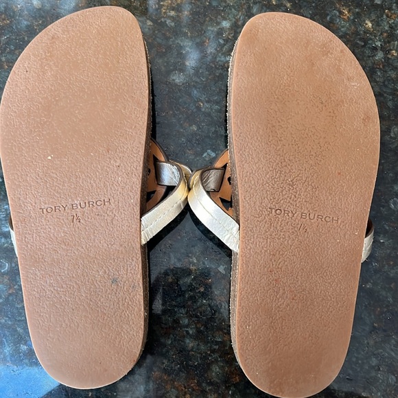 Tory Burch Platinum Cloud Miller 7.5 - Picture 2 of 4